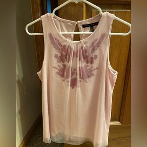 White House black market sleeveless blouse